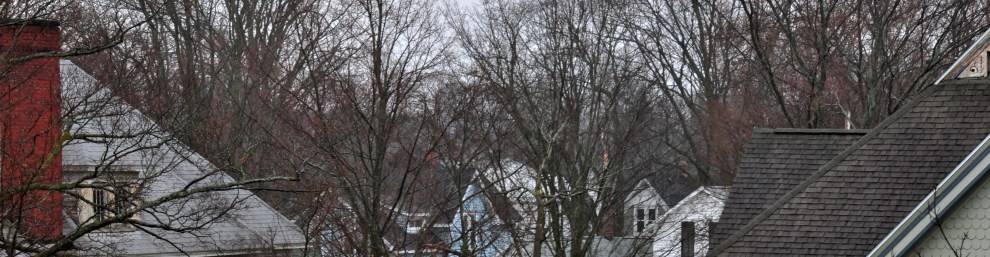 A shot from the top of the parking deck in downtown Traverse City looking south. Also shot on the April 16th rain-shoot. DL