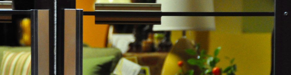 The front door of VanDrie Furniture in Traverse City, taken May 4th, 2011, at 11pm. DL