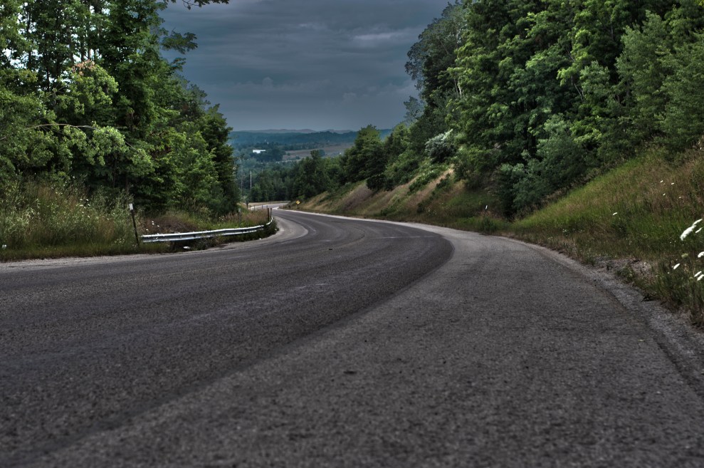 Bugai Rd. north of M-72 in Leelanau County MI. Shot on August 2nd, 2011, on deadline on my way into work. DL